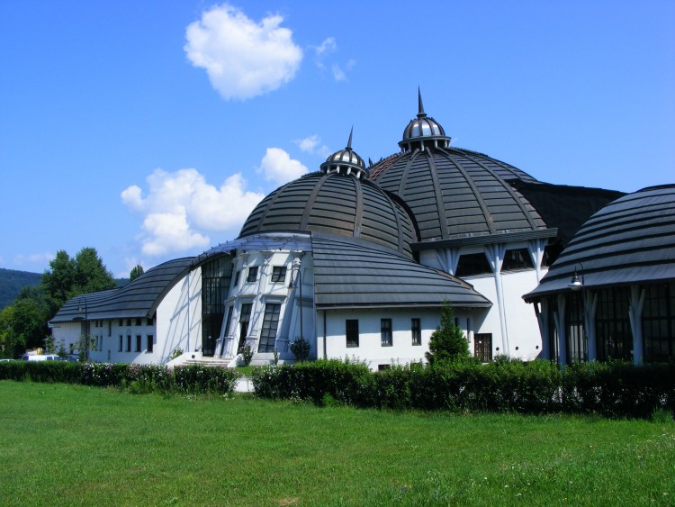 The PPKE campus in the town of Piliscsaba, located 25 km north of Budapest.