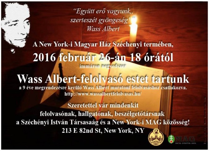 The New York Hungarian House once again celebrates World War II war criminal Albert Wass. 