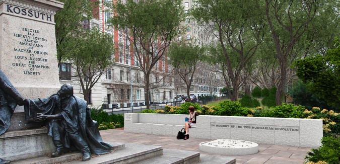 Rendering of the latest version of the monument.