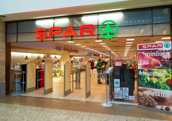 A SPAR Supermarket in Budapest. Photo: trademagazin.hu.