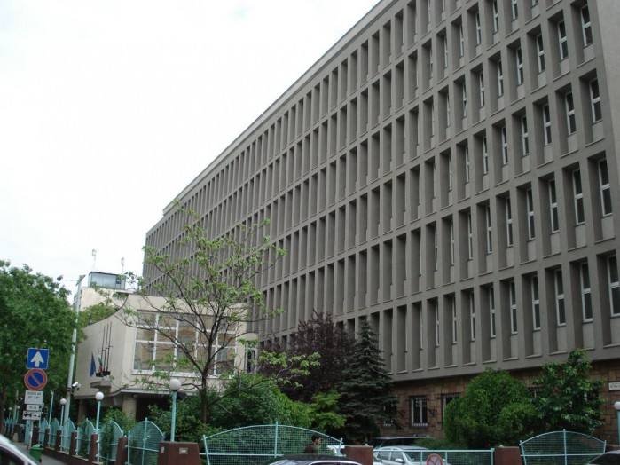 Constitution Protection Office headquarters in Budapest. 