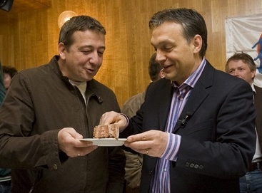 Zsolt Bayer and Viktor Orbán.