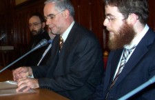 Zoltán Balog with Rabbi Köves