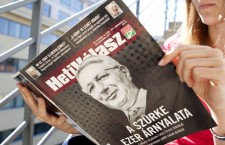 Ferenc Falus on the cover of Heti Válasz.