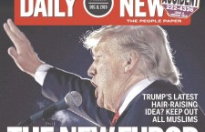 Philadelphia Daily cover with Trump - "The New Furor"