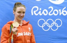 Katinka Hosszú wins gold and breaks world record. Photo: MTI.
