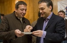 Zsolt Bayer and Viktor Orbán.