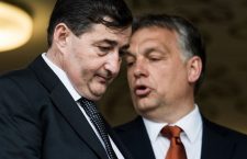Lőrinc Mészáros (left) with Prime Minister Viktor Orbán. Photo: HVG