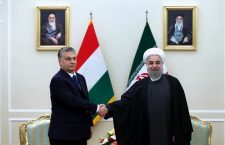 Prime Minister Orbán with Iranian President Hassan Rouhani.