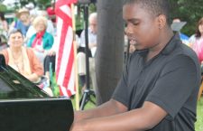 In the musical program 14-year-old Brian Harper played Bartók’s Allegro Barbaro.