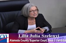 Lilla Szelenyi was defeated in the primary for Superior Court Judge of Alameda County