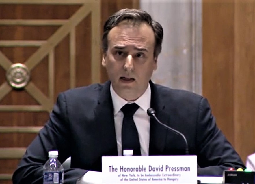 David Presman nagykövet jelentése az Egyesült Államok magyarországi nagykövetévé történő kinevezéséről
